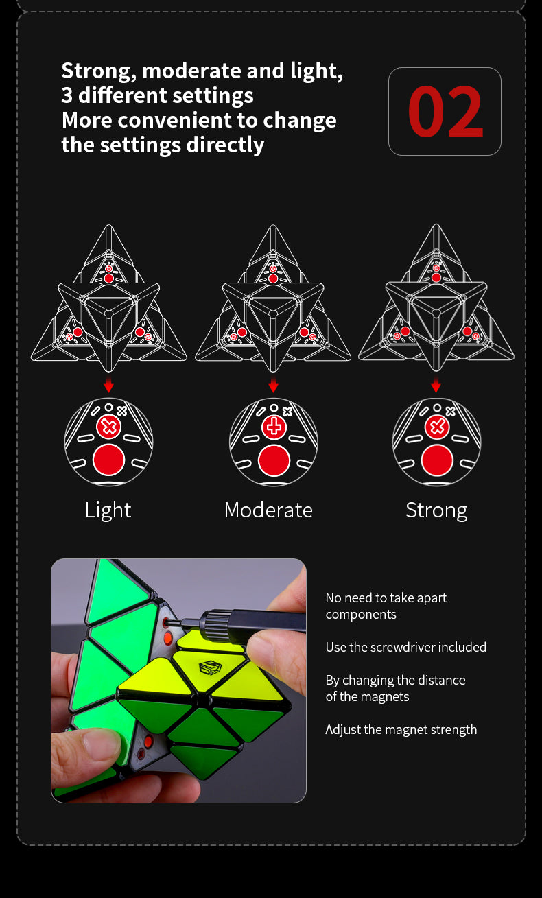 X-Man Bell Magnetic Pyraminx V2 - CuberSpace - Speedcube - Singapore